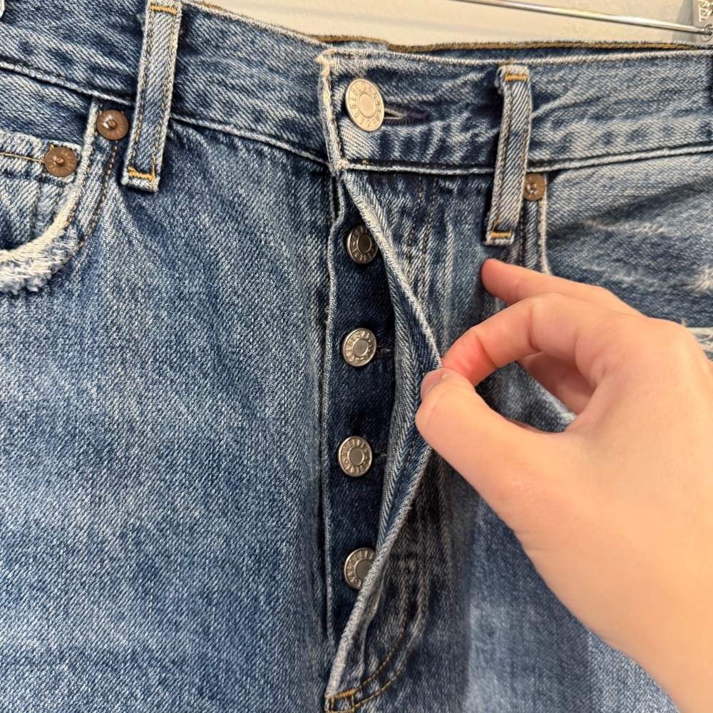 Agolde Riley Ripped Jeans - Picture 4 of 8